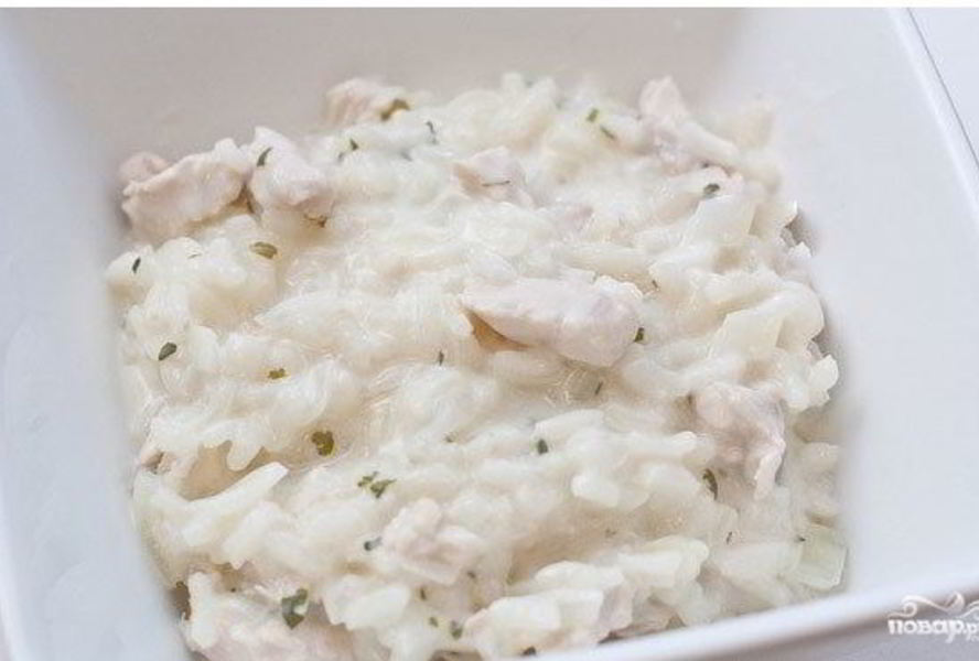 Ризотто со сливками