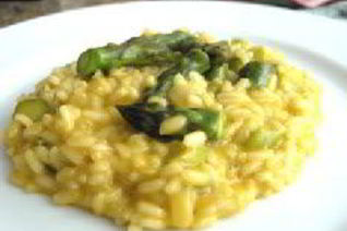 Ризотто со спаржей
