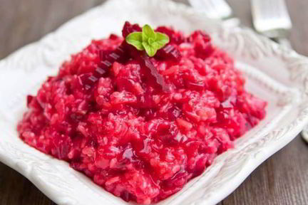 Ризотто со свеклой