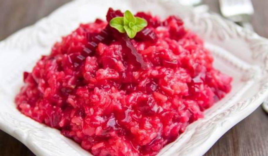 Рецепт ризотто со свеклой