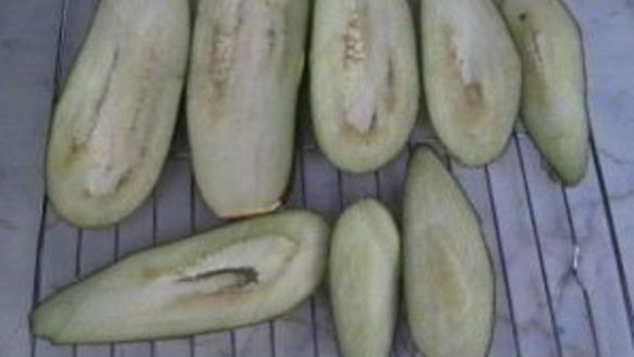 ШАГ 3. ризотто в баклажане