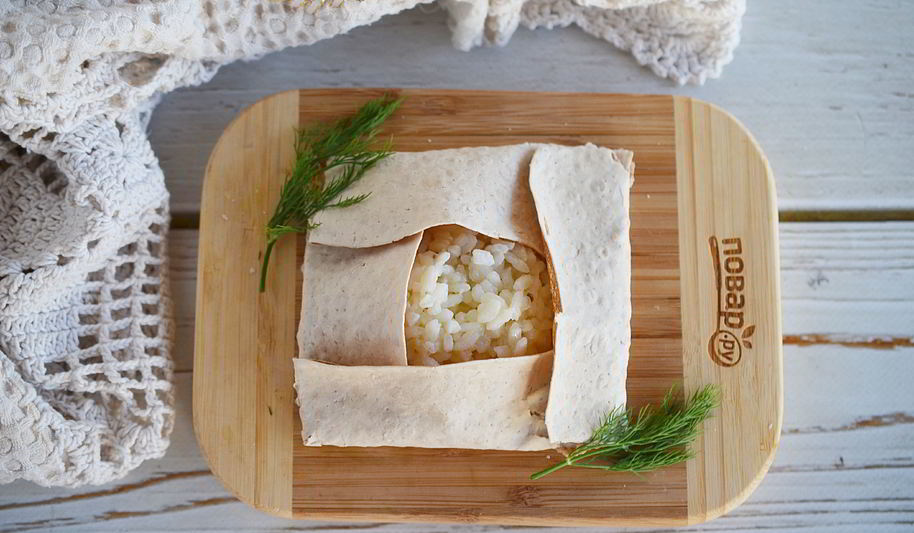 Рецепт ризотто в лаваше