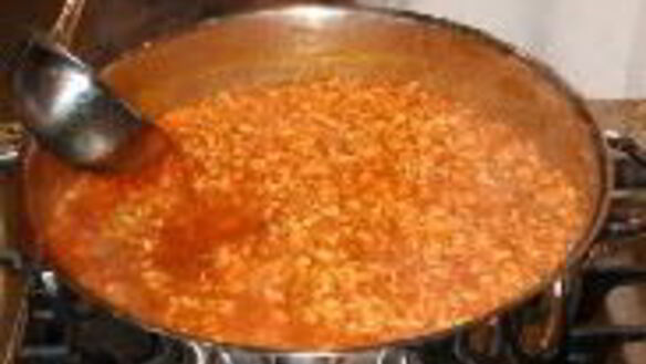 ШАГ 5. ризотто в томатном соусе