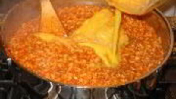 ШАГ 6. ризотто в томатном соусе