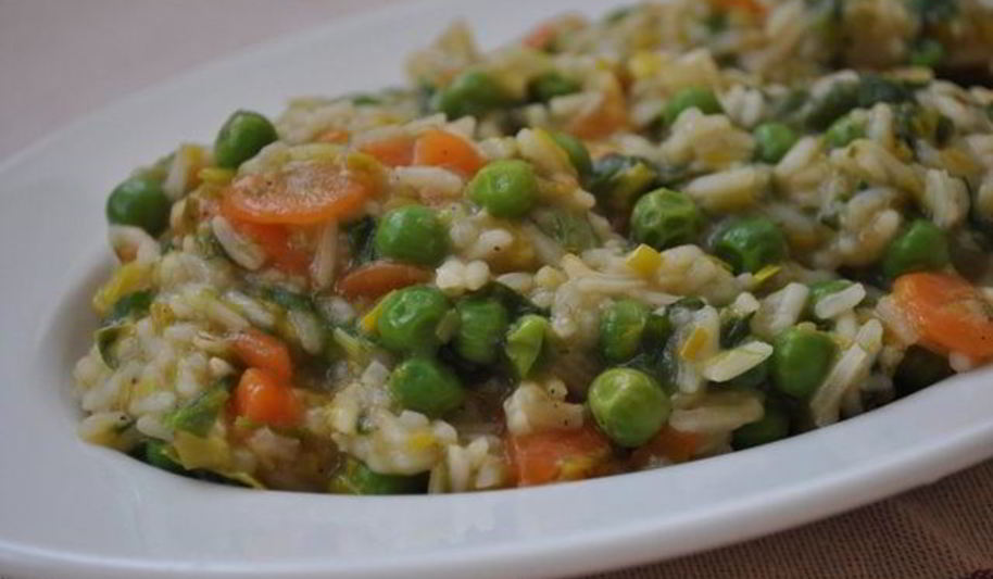 Рецепт весенне ризотто