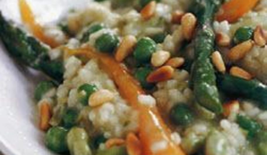 Рецепт весеннее овощное ризотто