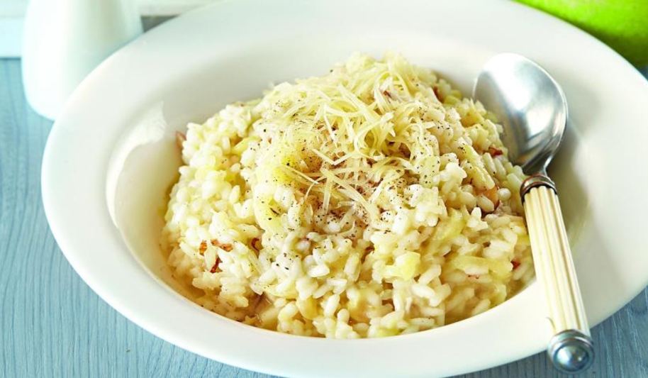 Рецепт яблочное ризотто