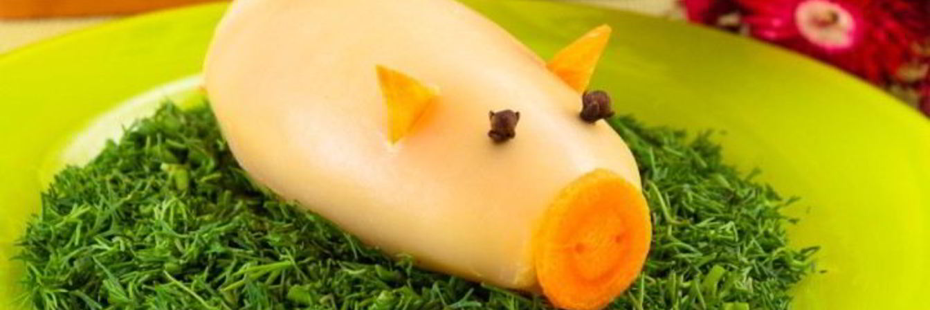 Фаршированные кальмары Поросята