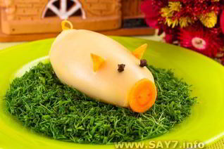 Фаршированные кальмары Поросята