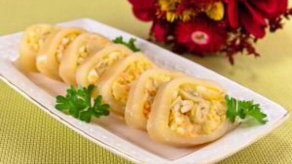 ШАГ 11. фаршированные кальмары поросята