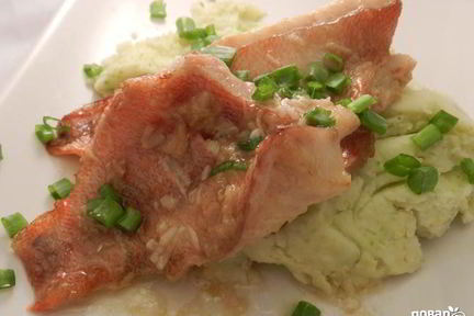 Филе красного окуня в духовке