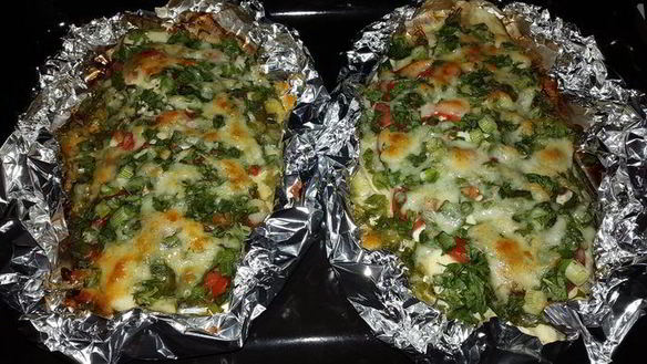 ШАГ 4. филе лаврака, запеченное с зеленью и сыром