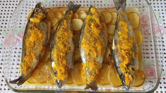 ШАГ 5. форель запеченая с картофелем