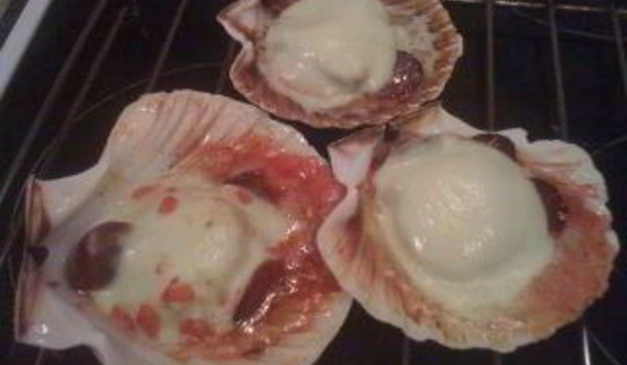 Рецепт гребешки в виноградном соусе