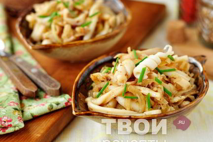 Кальмары жареные