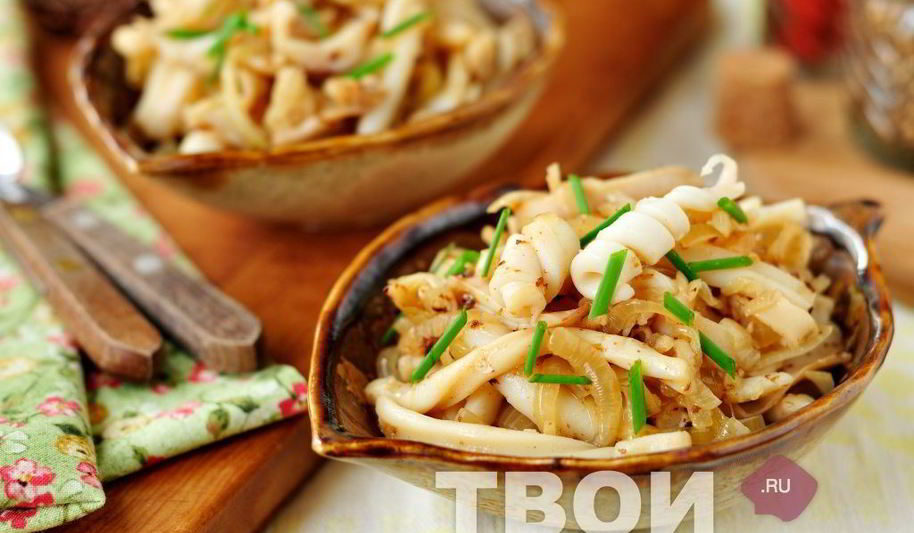 Рецепт кальмары жареные