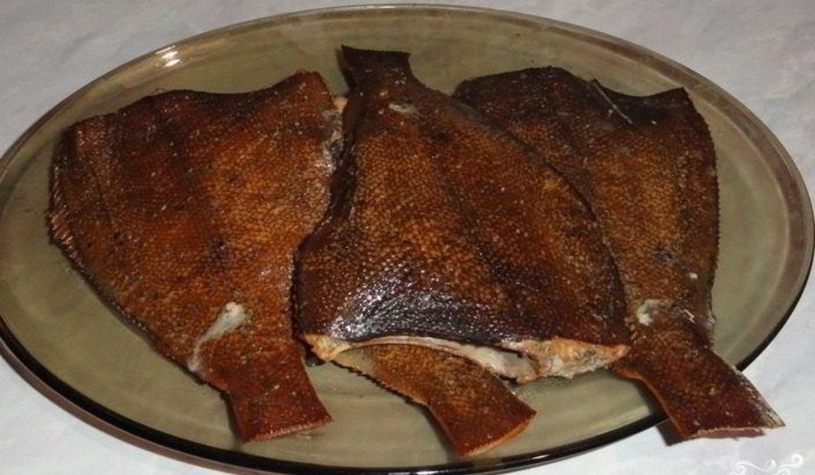 Рецепт камбала горячего копчения