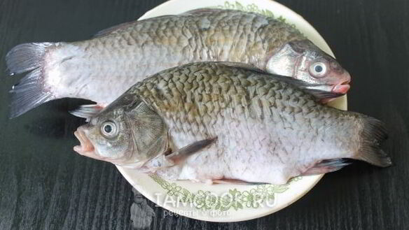 ШАГ 4. карась в сметане в духовке