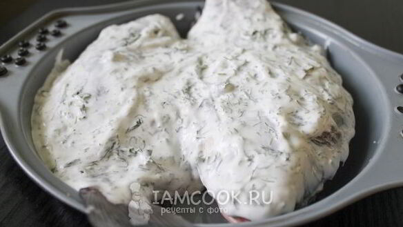 ШАГ 7. карась в сметане в духовке