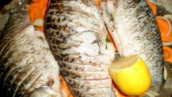 ШАГ 7. караси с ореховой пастой