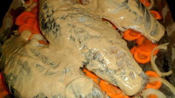 ШАГ 9. караси с ореховой пастой