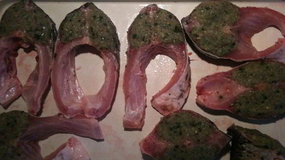 ШАГ 6. карп фаршированный заливной