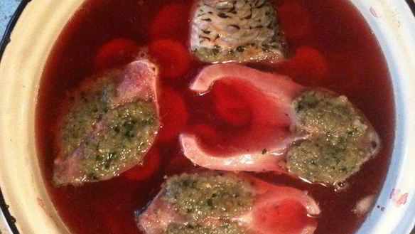 ШАГ 9. карп фаршированный заливной