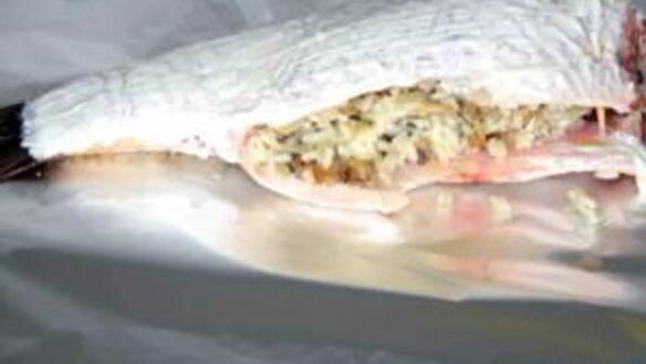 ШАГ 2. карп с рисом, запеченный в духовке