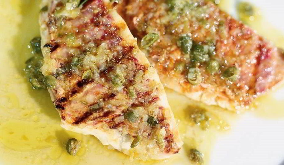 Рецепт кефали под лимонно-апельсиновыма соусом