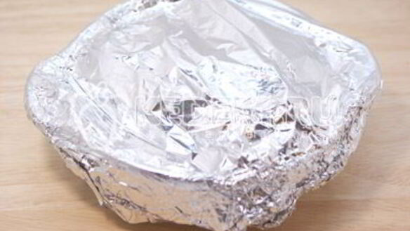 ШАГ 7. кета с овощами в духовке