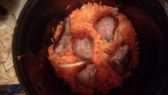 ШАГ 6. хек под сырной корочкой в сметанном соусе в мультиварке