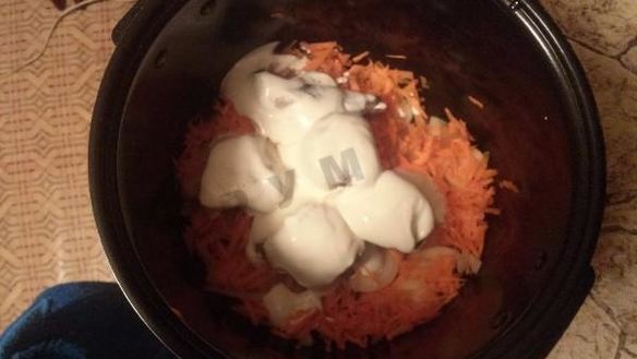 ШАГ 7. хек под сырной корочкой в сметанном соусе в мультиварке