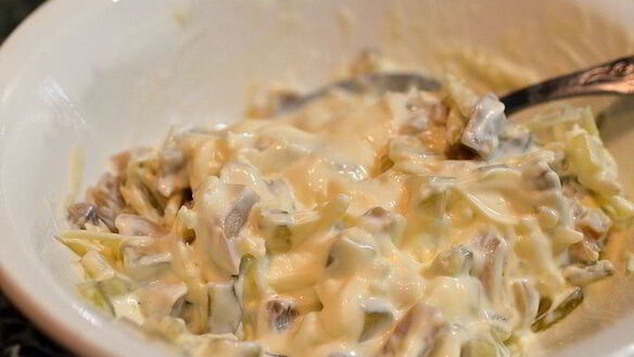 ШАГ 6. хрустящие креветки с сырным соусом