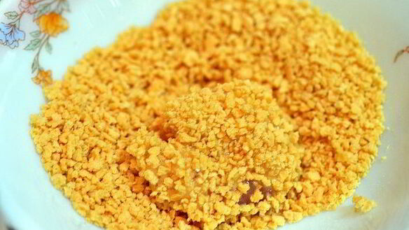 ШАГ 9. хрустящие креветки с сырным соусом