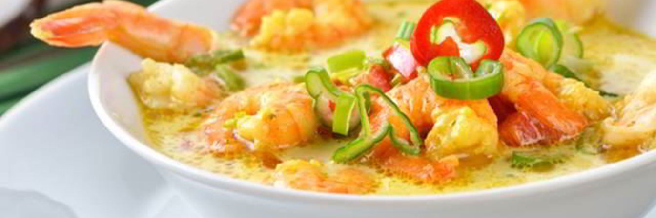 Королевские креветки в сливочном соусе