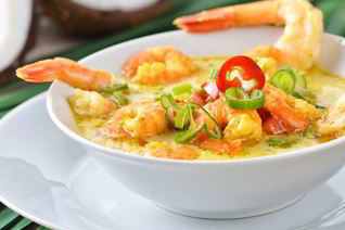 Королевские креветки в сливочном соусе