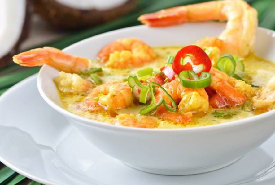 Королевские креветки в сливочном соусе