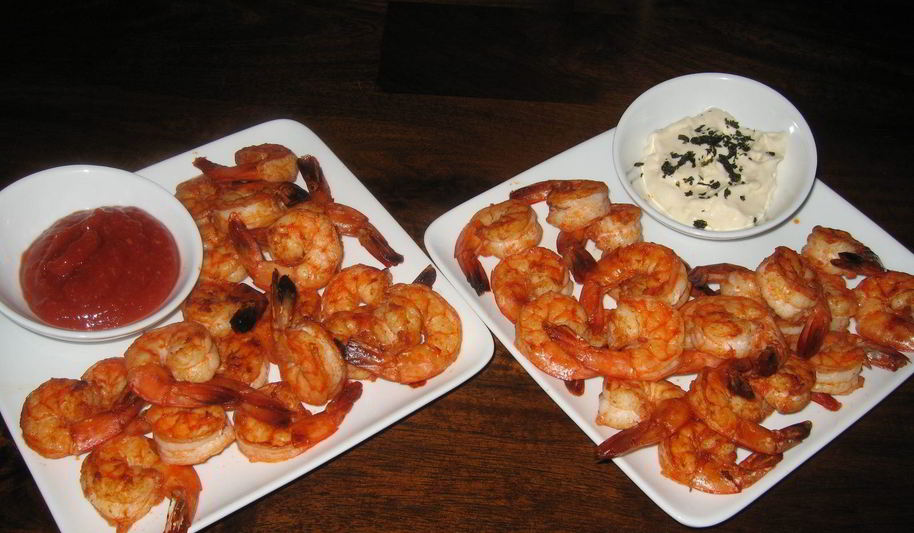 Рецепт креветки с соусом