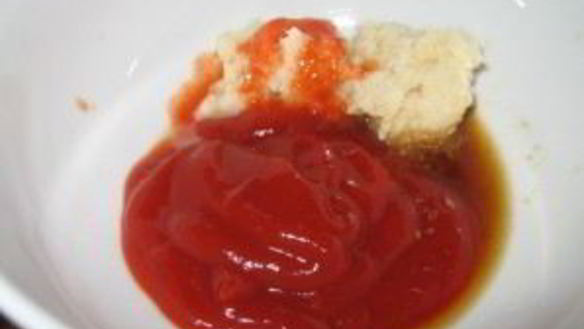 ШАГ 5. креветки с соусом