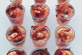 Креветки в желе