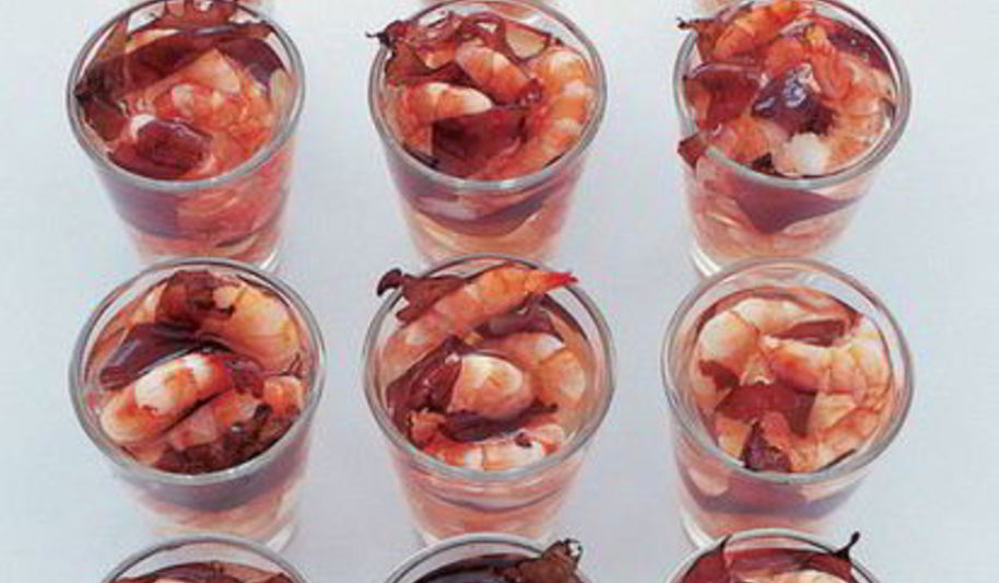 Рецепт креветки в желе