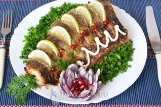 Лещ, запеченный в духовке