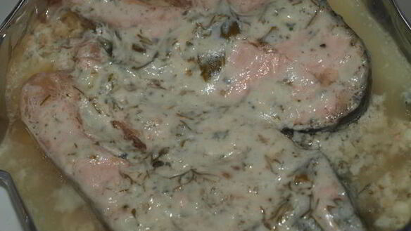 ШАГ 8. лосось с рисом и овощами в мультиварке