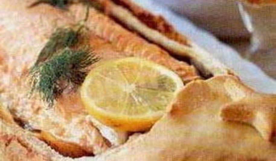 Рецепт лосось запеченный в духовке в слоеном тесте