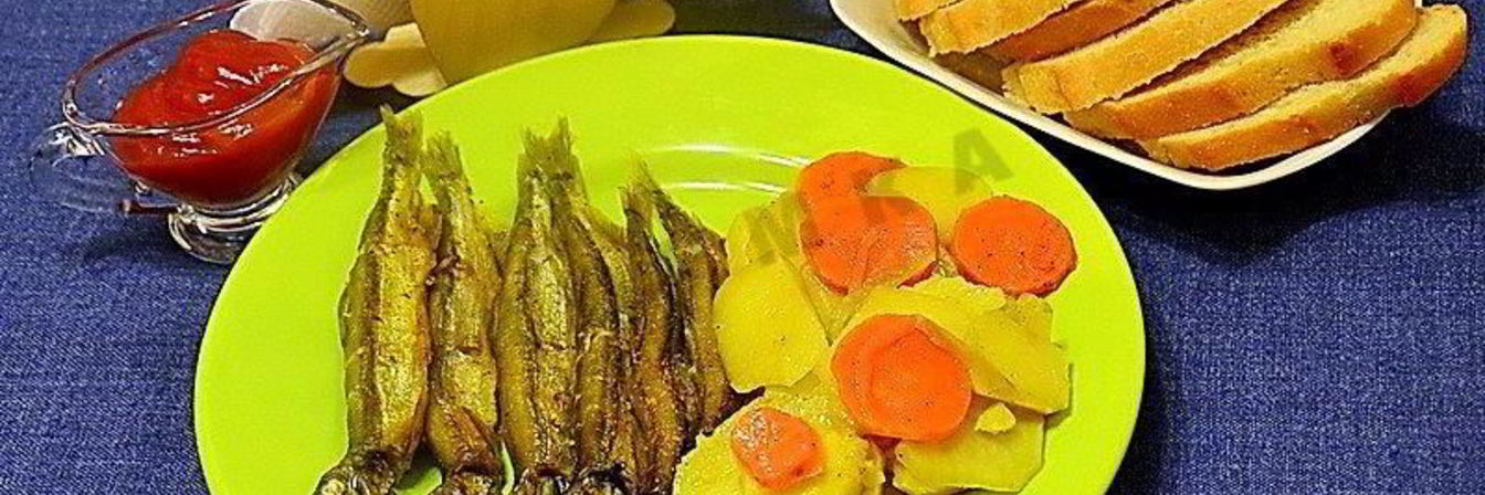 Мойва с картошкой в духовке