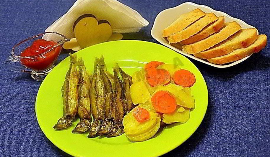 Рецепт мойва с картошкой в духовке