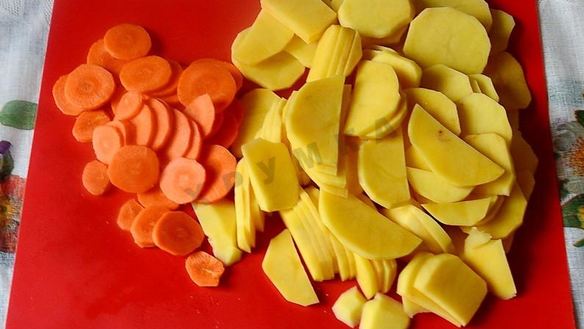 ШАГ 2. мойва с картошкой в духовке