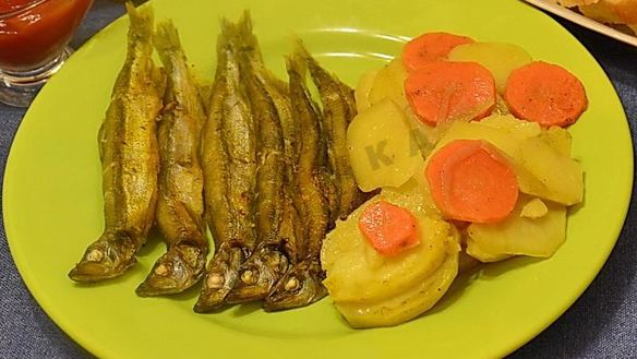 ШАГ 10. мойва с картошкой в духовке