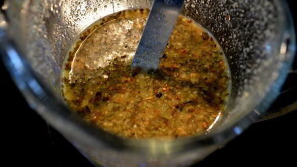 ШАГ 3. морские гребешки с зеленой фасолью