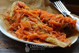 Навага запеченная в духовке